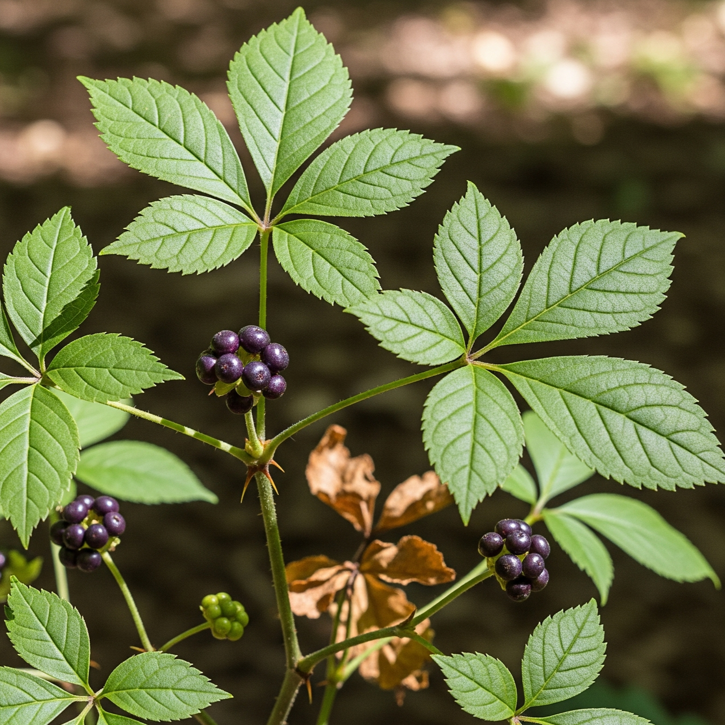 Siberian Ginseng herb for energy and testosterone support in Mr.IronBull natural supplement