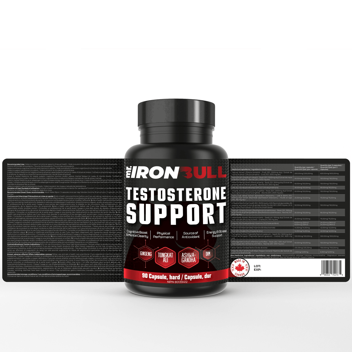 Mr. IronBull: The Natural Testosterone Booster for Men Made in Canada - Mr.IronBull