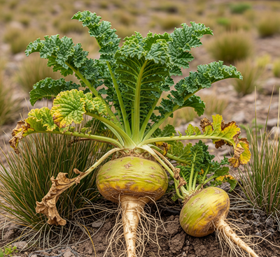 Maca root plant – natural ingredient in Mr.IronBull Testosterone Supporter supplement