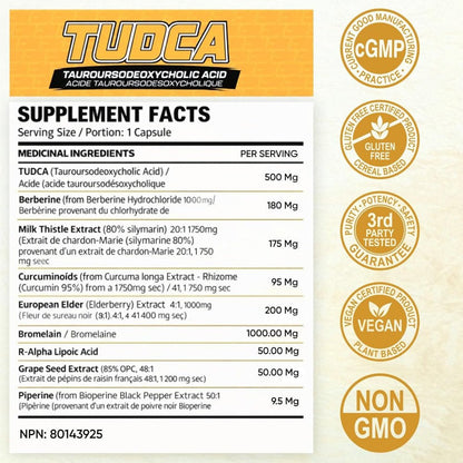 TUDCA+ Liver Detox & Support - Mr.IronBull
