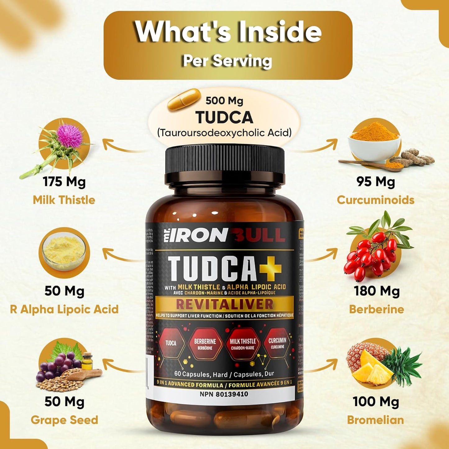 TUDCA+ Liver Detox & Support - Mr.IronBull